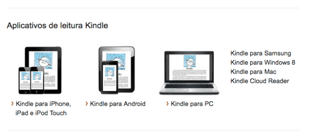 App Leitura Kindle